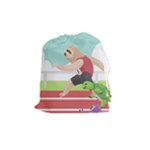 Sloth Race Drawstring Pouch (Medium)