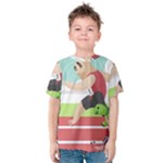 Sloth Race Kids  Cotton Tee