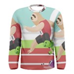 Sloth Race Men s Long Sleeve Tee