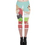 Sloth Race Capri Leggings 