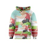 Sloth Race Kids  Pullover Hoodie