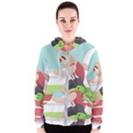 Sloth Race Women s Zipper Hoodie