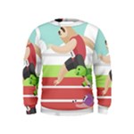 Sloth Race Kids  Sweatshirt