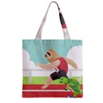 Sloth Race Zipper Grocery Tote Bag