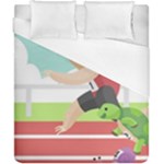 Sloth Race Duvet Cover (California King Size)