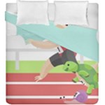 Sloth Race Duvet Cover Double Side (King Size)