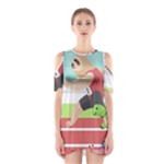 Sloth Race Shoulder Cutout One Piece