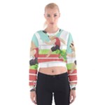 Sloth Race Cropped Sweatshirt