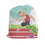 Sloth Race Drawstring Pouch (XXL)