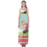 Sloth Race Empire Waist Maxi Dress