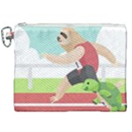 Sloth Race Canvas Cosmetic Bag (XXL)