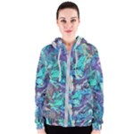 Iridescent Women s Zipper Hoodie