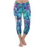 Iridescent Capri Winter Leggings 