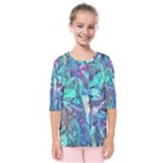 Iridescent Kids  Quarter Sleeve Raglan Tee