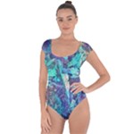 Iridescent Short Sleeve Leotard 