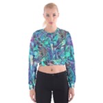 Iridescent Cropped Sweatshirt