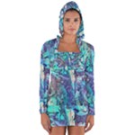 Iridescent Long Sleeve Hooded T-shirt