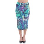 Iridescent Midi Pencil Skirt