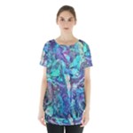 Iridescent Skirt Hem Sports Top