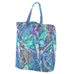 Iridescent Giant Grocery Zipper Tote