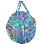 Iridescent Giant Round Zipper Tote