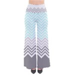 chevron teal grey So Vintage Palazzo Pants