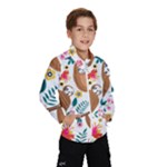 Floral Sloth  Windbreaker (Kids)