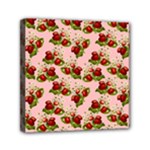 vintage strawberries Mini Canvas 6  x 6  (Stretched)