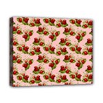 vintage strawberries Canvas 10  x 8  (Stretched)