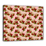 vintage strawberries Canvas 24  x 20  (Stretched)