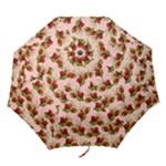 vintage strawberries Folding Umbrella