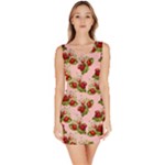 vintage strawberries Bodycon Dress