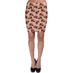 vintage strawberries Bodycon Skirt