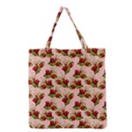 vintage strawberries Grocery Tote Bag