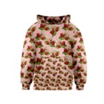 vintage strawberries Kids  Pullover Hoodie