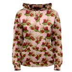 vintage strawberries Women s Pullover Hoodie