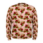 vintage strawberries Men s Sweatshirt