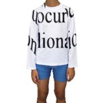 cryptocurrency millionaire Kids  Long Sleeve Swimwear