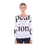 cryptocurrency millionaire Women s Long Sleeve Tee