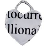 cryptocurrency millionaire Giant Heart Shaped Tote