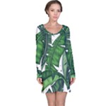 Banana Leaf Long Sleeve Nightdress