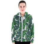 Banana Leaf Women s Zipper Hoodie