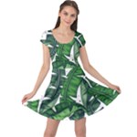 Banana Leaf Cap Sleeve Dress