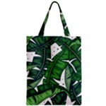 Banana Leaf Zipper Classic Tote Bag