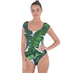 Banana Leaf Short Sleeve Leotard 