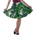 Banana Leaf A-line Skater Skirt