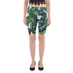 Banana Leaf Yoga Cropped Leggings