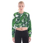 Banana Leaf Cropped Sweatshirt