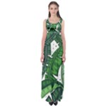 Banana Leaf Empire Waist Maxi Dress