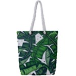 Banana Leaf Full Print Rope Handle Tote (Small)